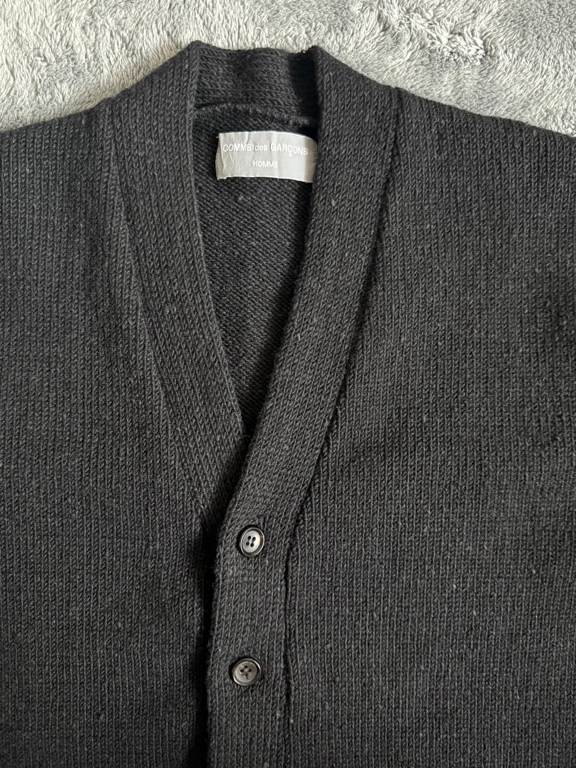90s 꼼데가르송 옴므 울 가디건 상품이미지4