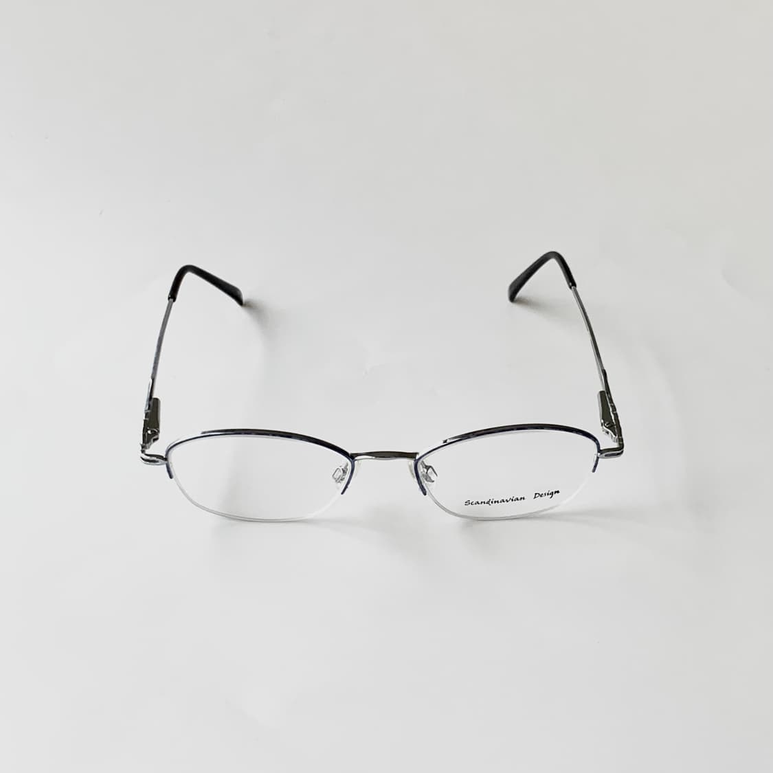 886 마블블루 데드스탁 빈티지안경 반무테 초경량 클래식 픽키 상품이미지2