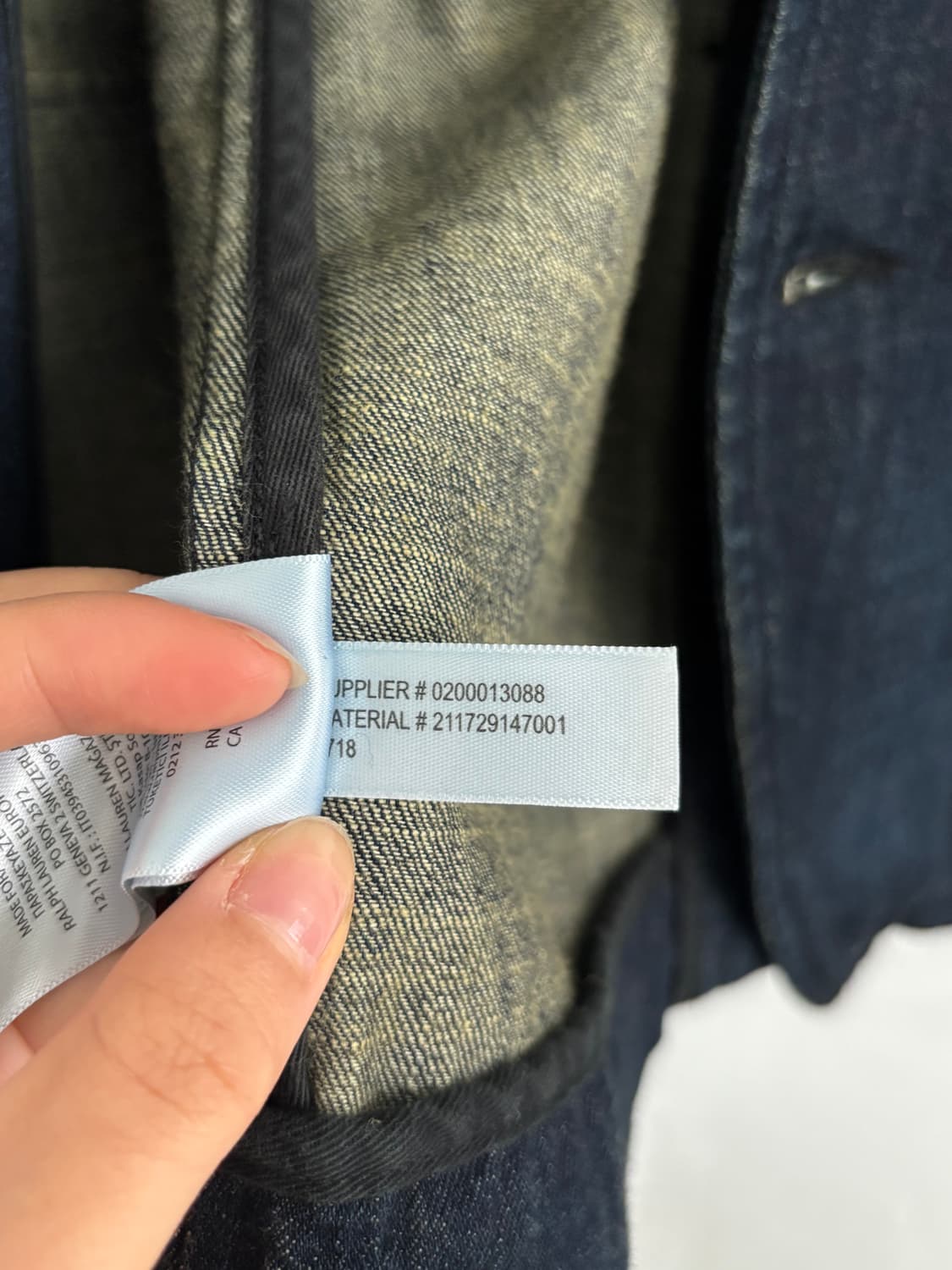 Polo 폴로 랄프로렌 신형 데님 워싱 블레이저 상품이미지8