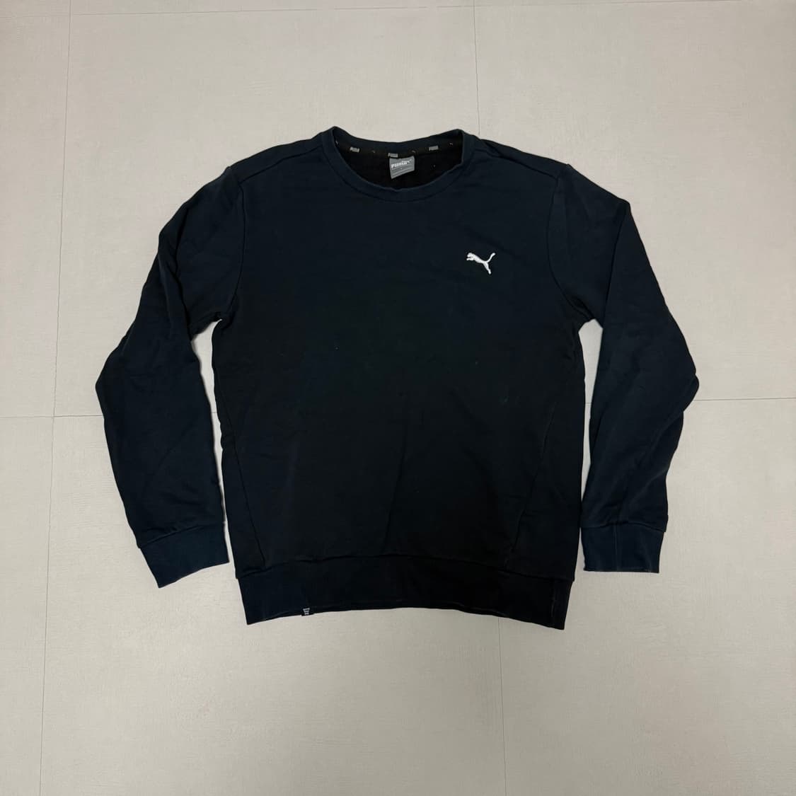푸마 팀골 캐주얼 크루넥 스웨트 블랙 L 상품이미지1