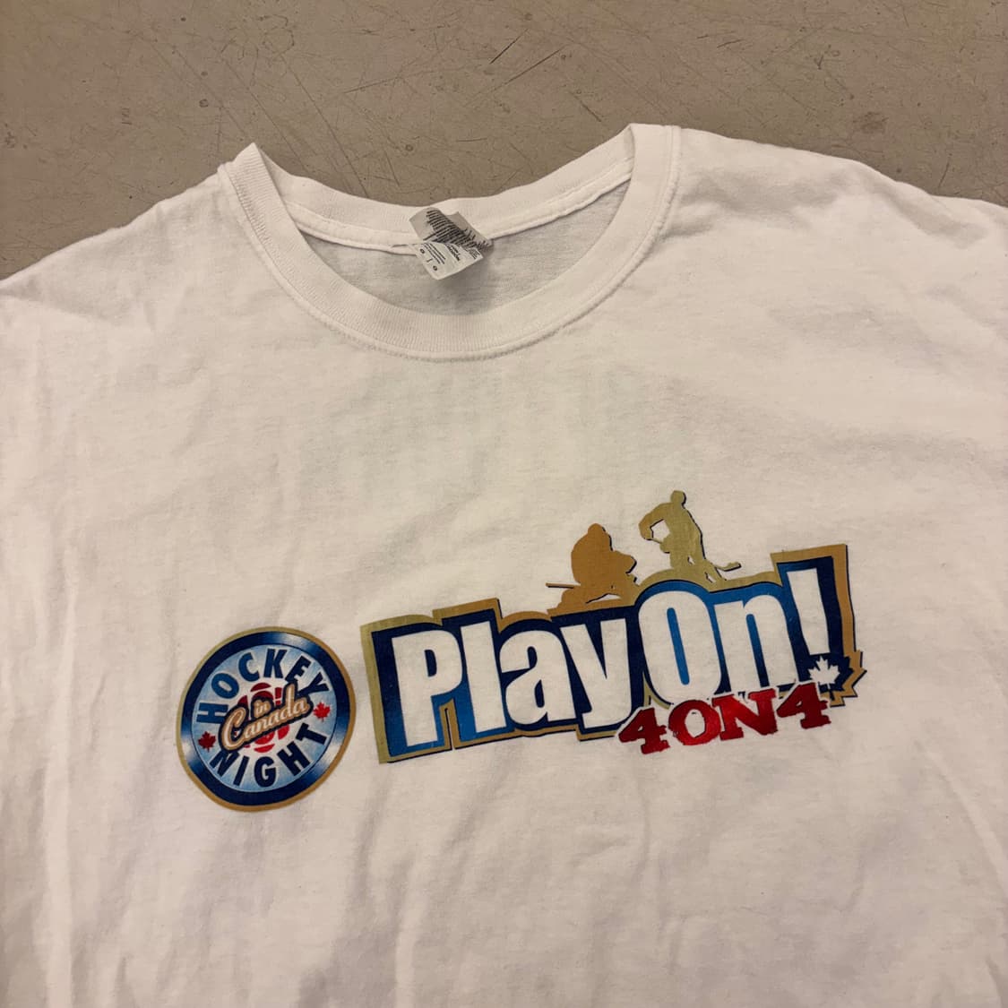 길단 하키 나이트 플레이 온 빅로고 티셔츠 상품이미지2