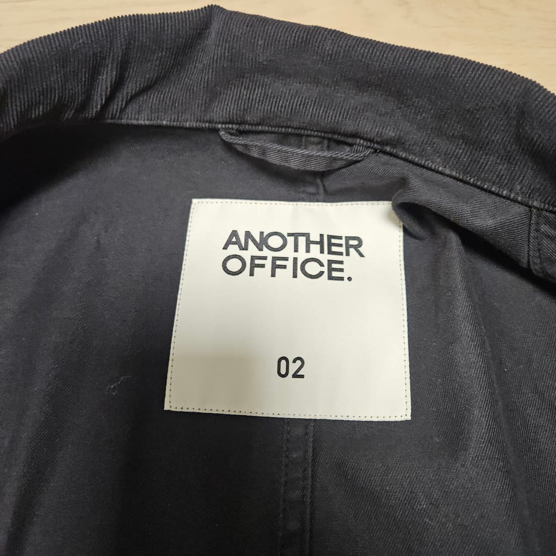 어나더오피스 / 허밋 가먼트 커버올 자켓 블랙 / 2사이즈 상품이미지3