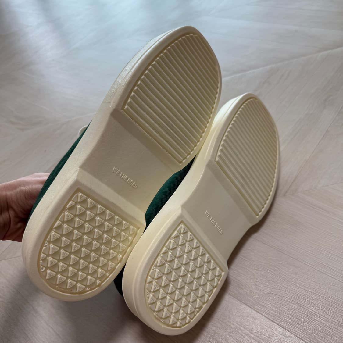 위더로드 스퀘어토 스니커즈 그린 280 상품이미지5