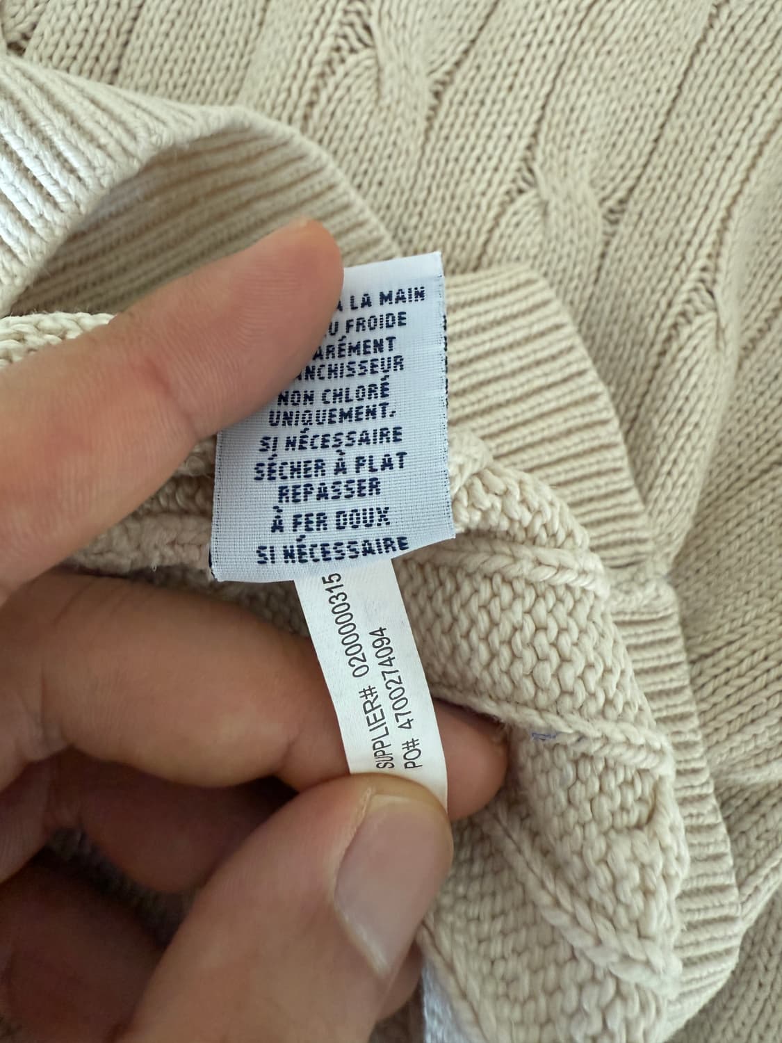 폴로 랄프로렌(Polo Ralph Lauren) 꽈베기 하프집업 상품이미지10