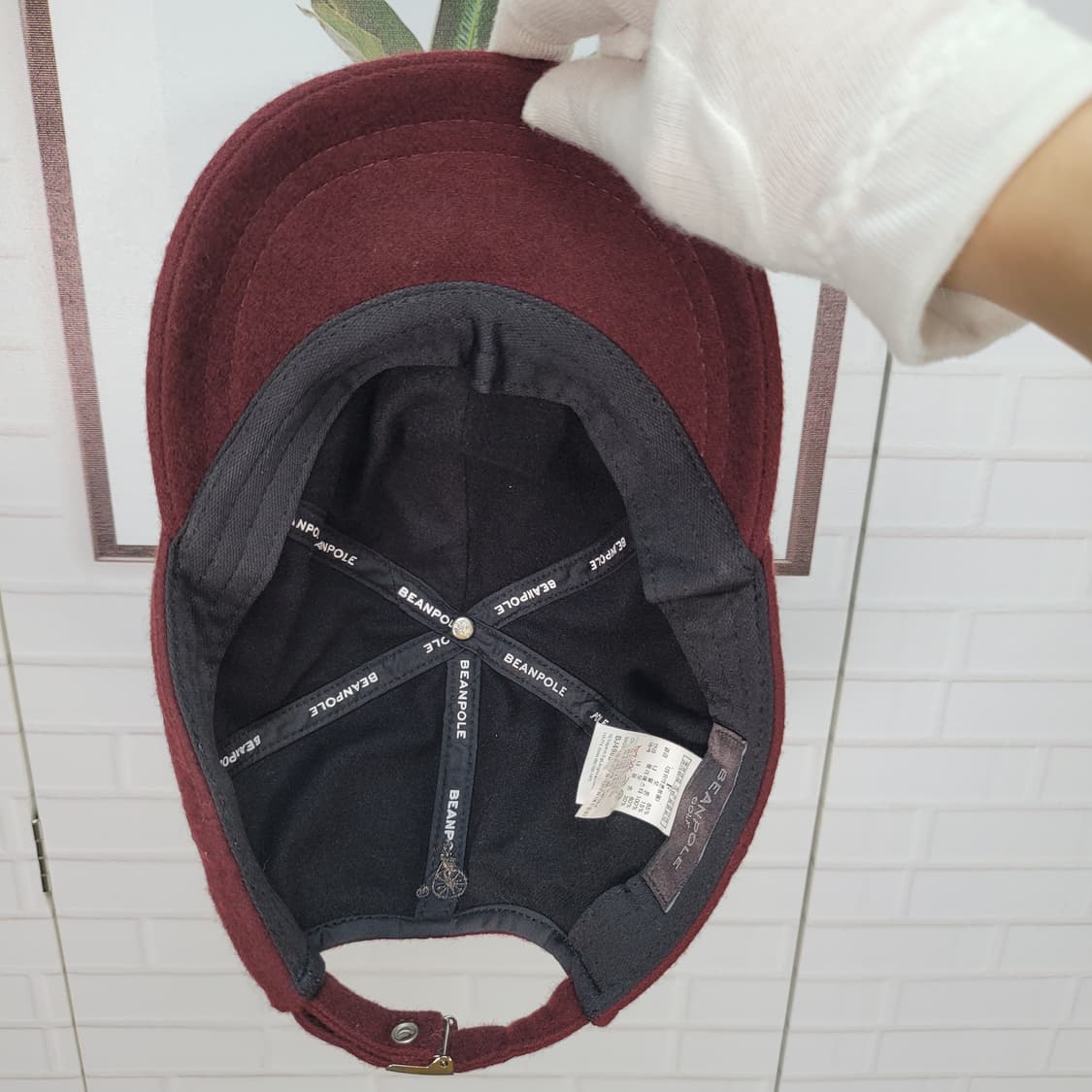 빈폴 골프 울 모자 볼캡 캡 남여공용 프리 사이즈 상태최상 상품이미지6