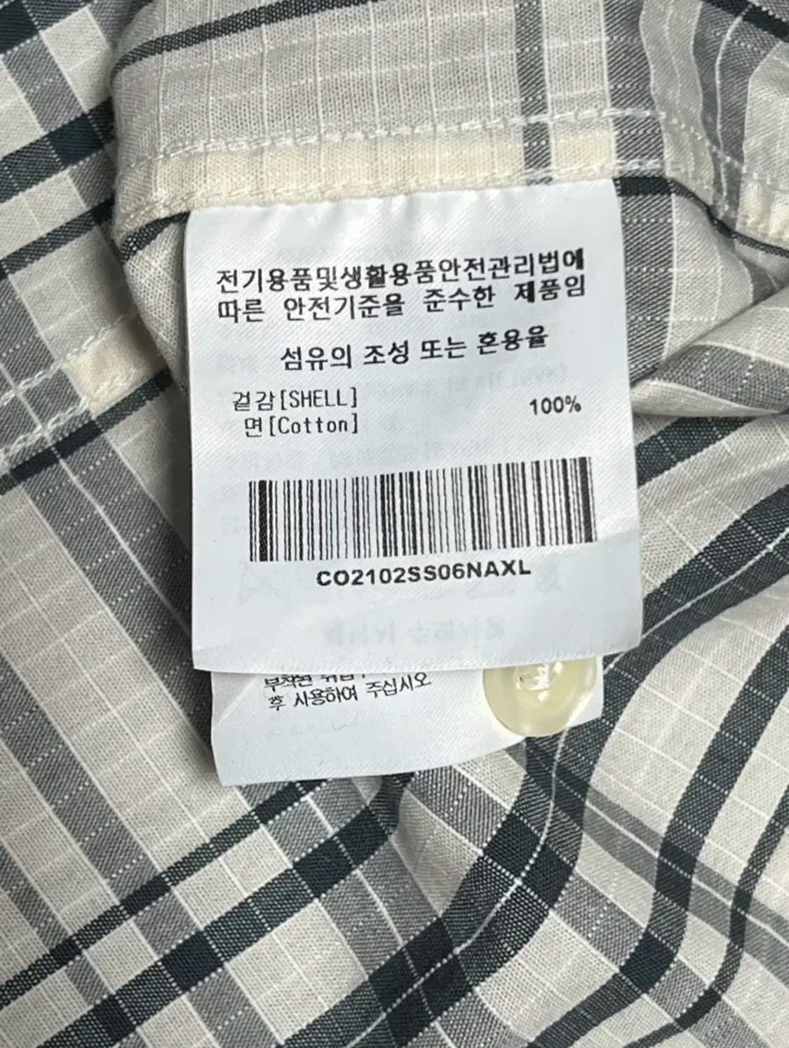 커버낫 체크 반팔 셔츠 상품이미지4