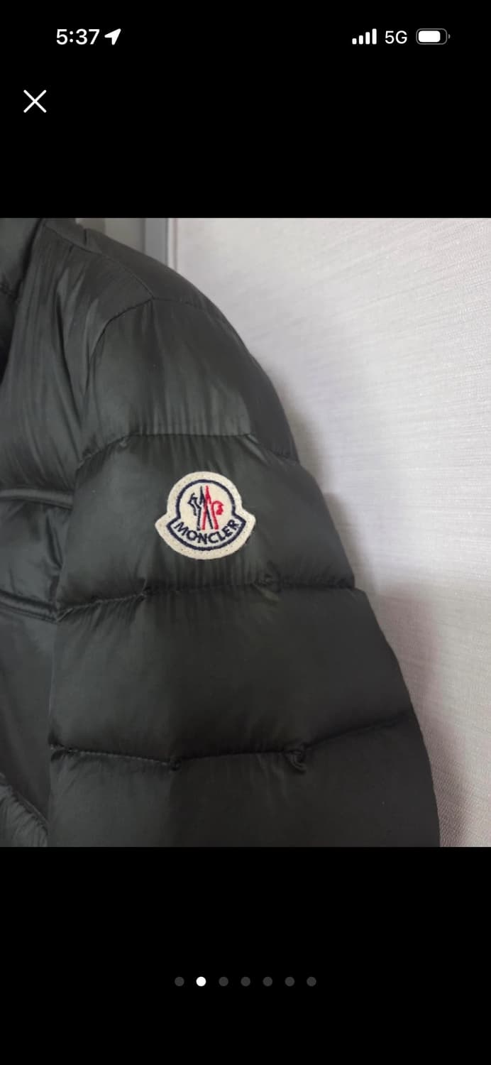 몽클레어 다크 그린 경량 패딩 상품이미지3