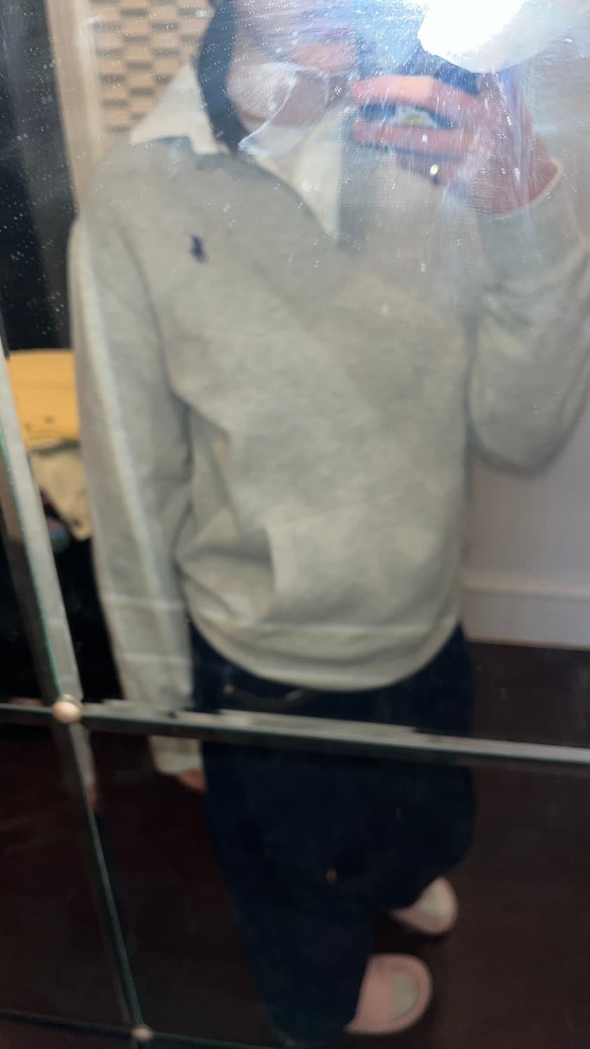 폴로 카라 기모 맨투맨 상품이미지3