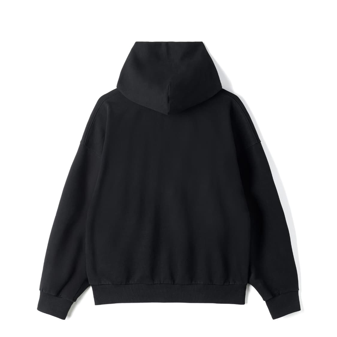 htae 80s VTG Hood Zip Raven Black 1(m) 상품이미지2