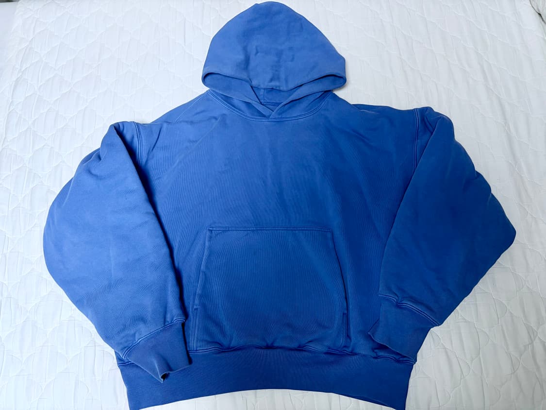 이지 갭 퍼펙트 후드 블루 xl 상품이미지1