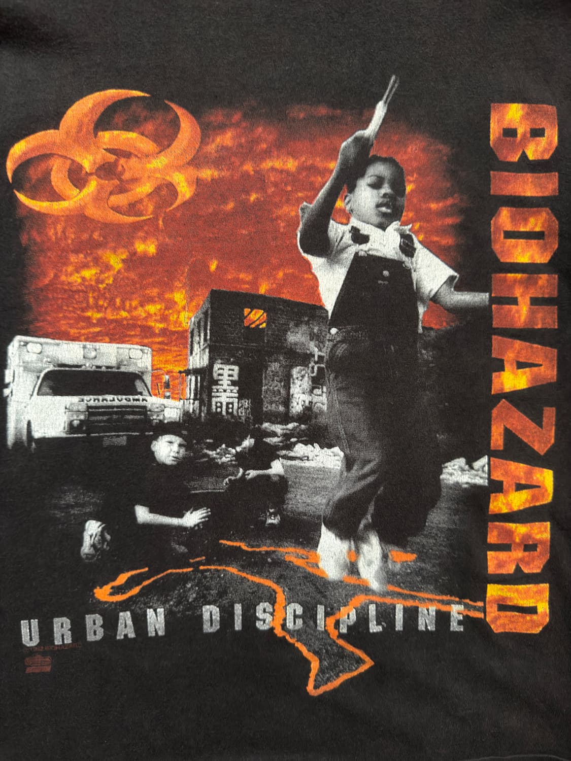 1993 Biohazard urban chaos tee 상품이미지3