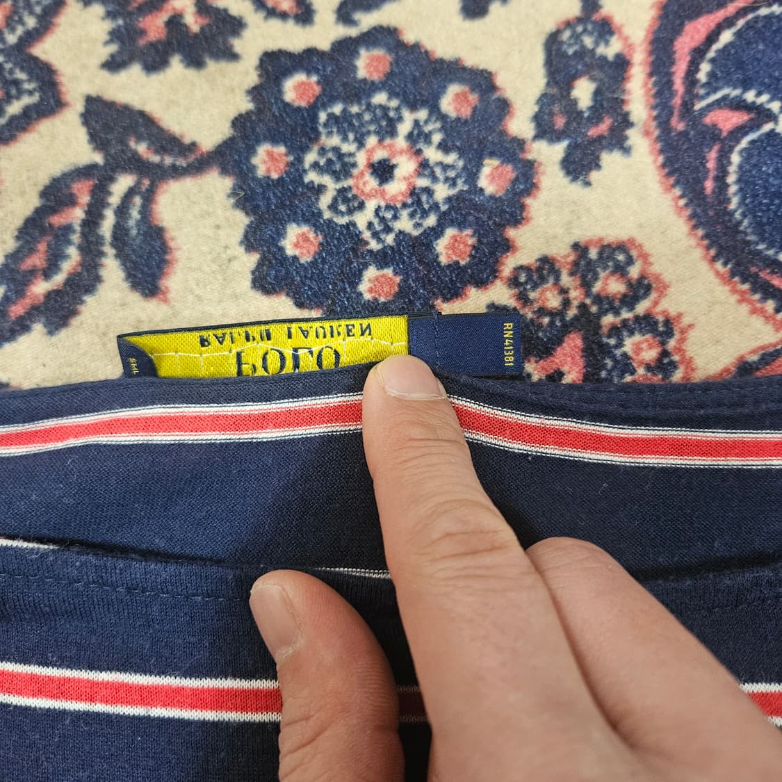 폴로랄프로렌 여성 스트라이프 보트넥 긴팔티셔츠 상품이미지6