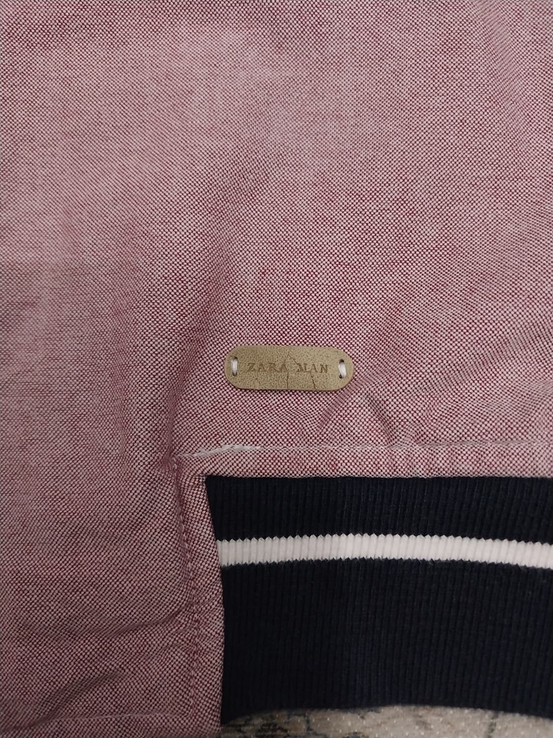 ZARA MAN 핑크색 봄버 자켓 M 상품이미지5