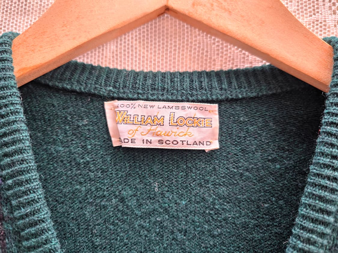 90s 윌리엄 로키 브이넥 니트 상품이미지3