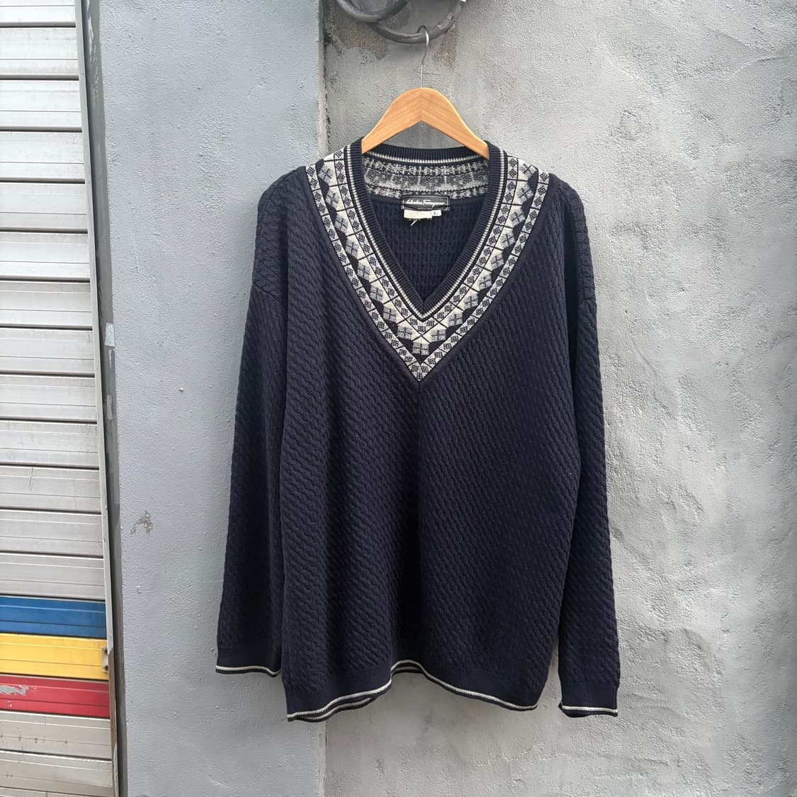 살바토레 페레가모 브이넥 스웨터 상품이미지1