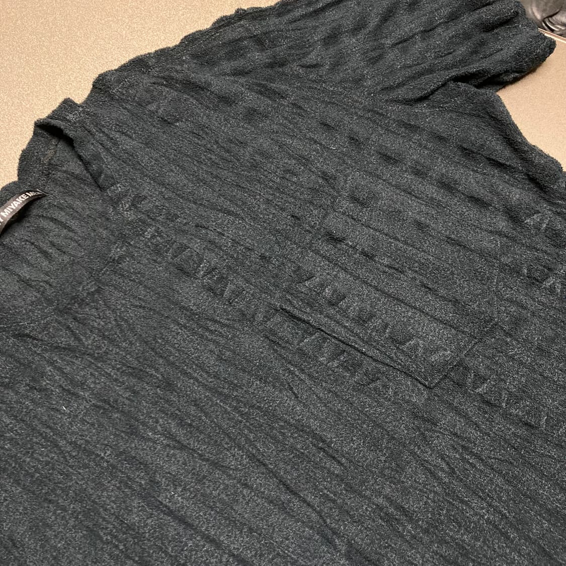 이세이미야케 MEN 주름가공 타올 반팔 티셔츠 상품이미지5