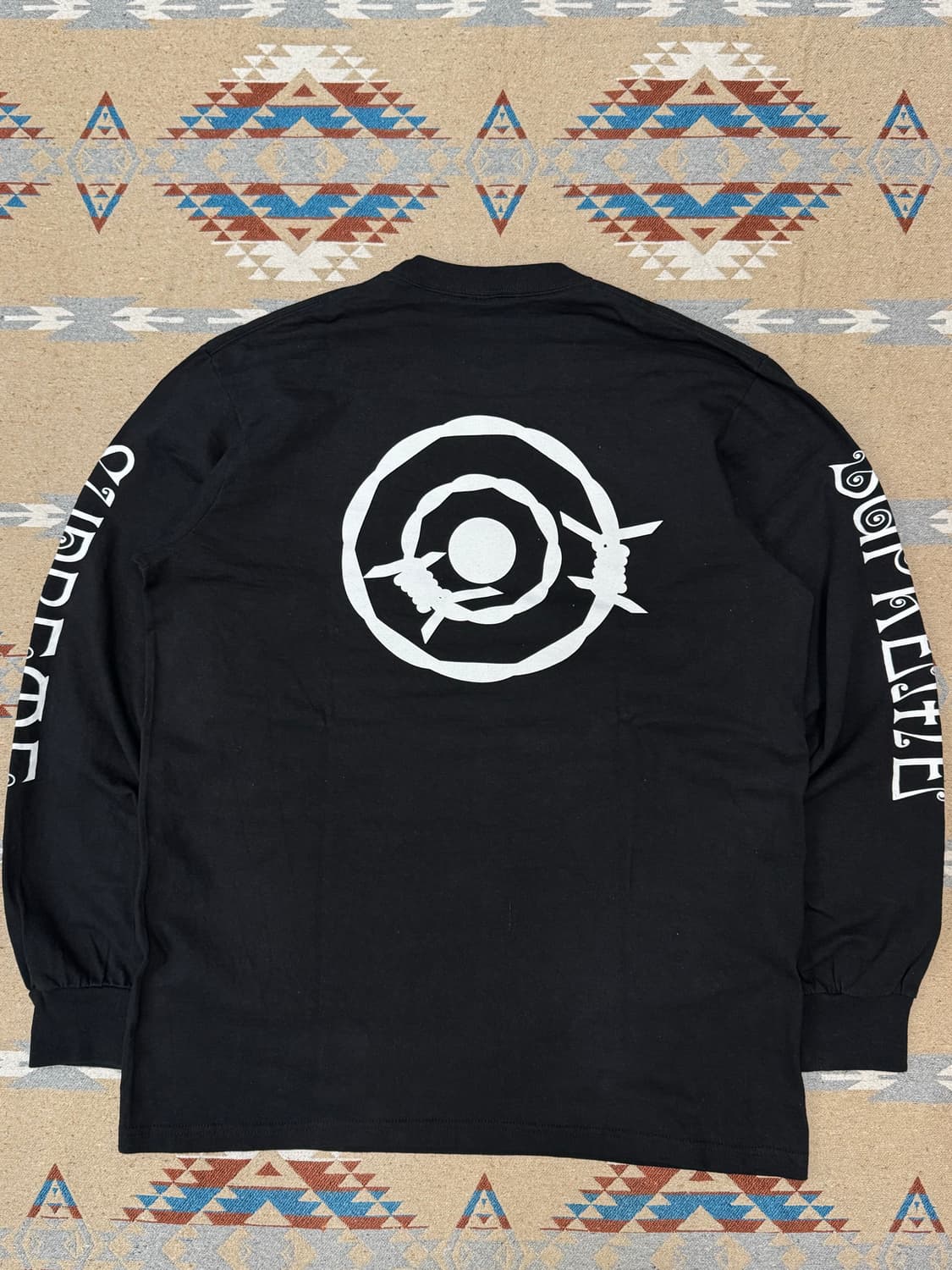 [M] 슈프림 x 사우스2 웨스트8 롱슬리브 포켓 티셔츠 블랙  상품이미지5