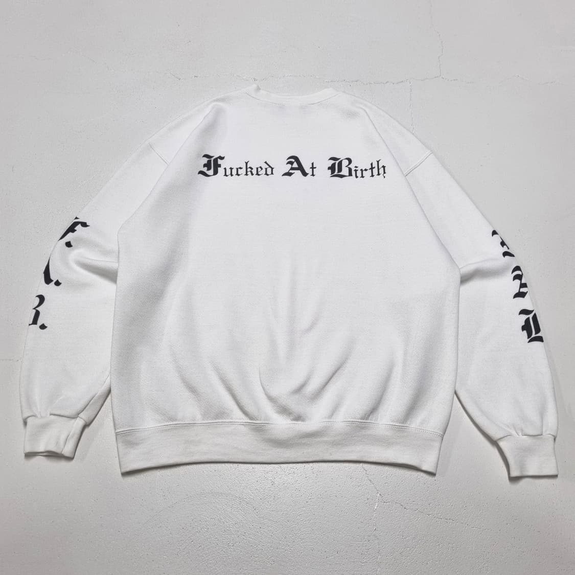 90S F.A.B 고딕 레터링 맨투맨 - M 상품이미지3