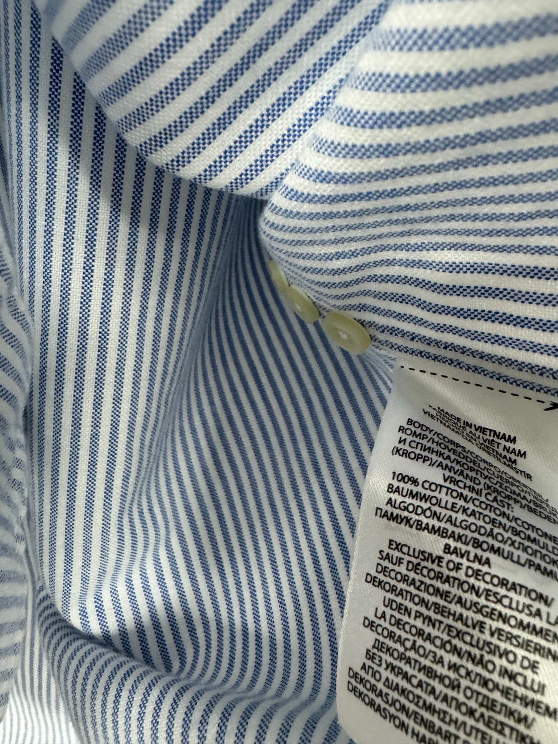 폴로 랄프로렌 스트라이프 빅 셔츠 상품이미지4