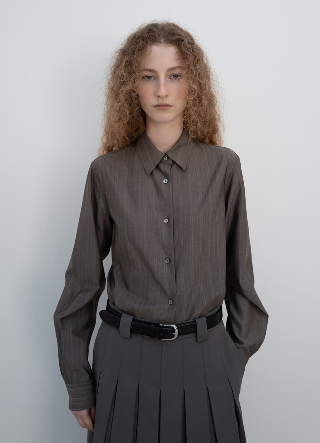 lfm tailred wool shirts (택보유 새 상품) 상품이미지1