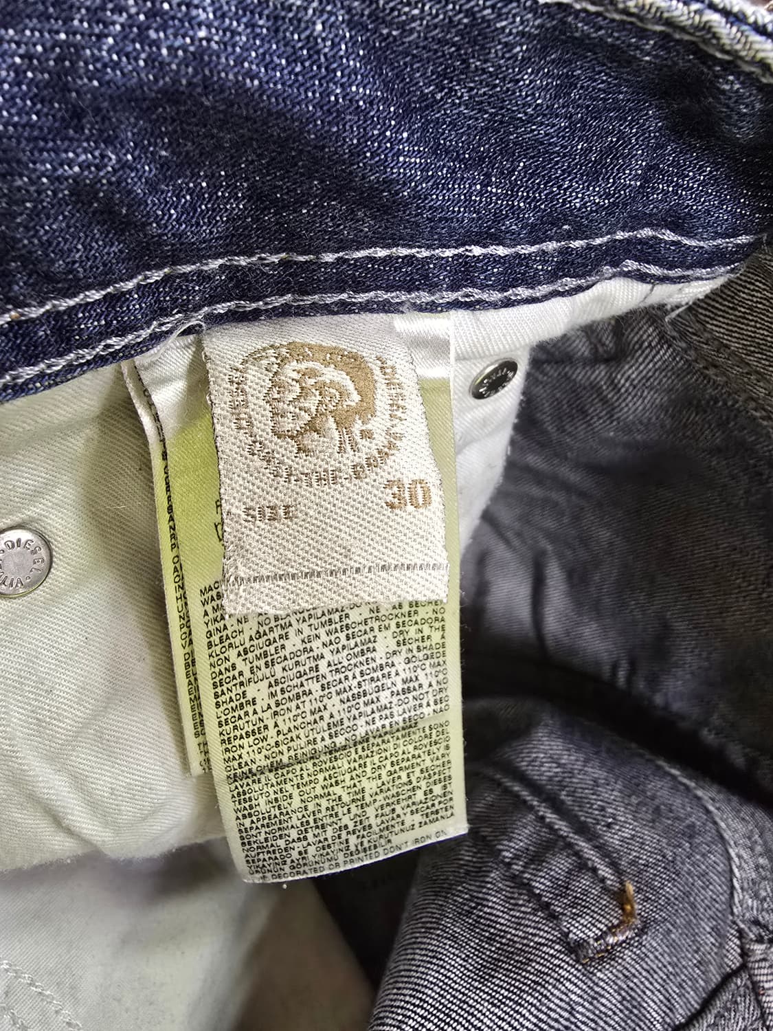 디젤 워싱 데님 청바지 (1319) 상품이미지6