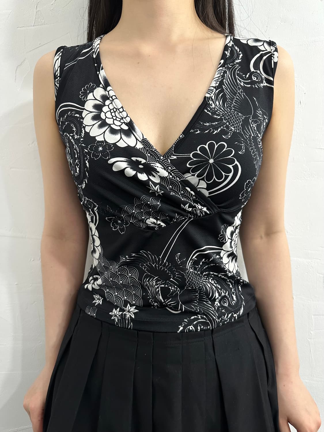 jenette orienral wrap sleeveless 상품이미지2