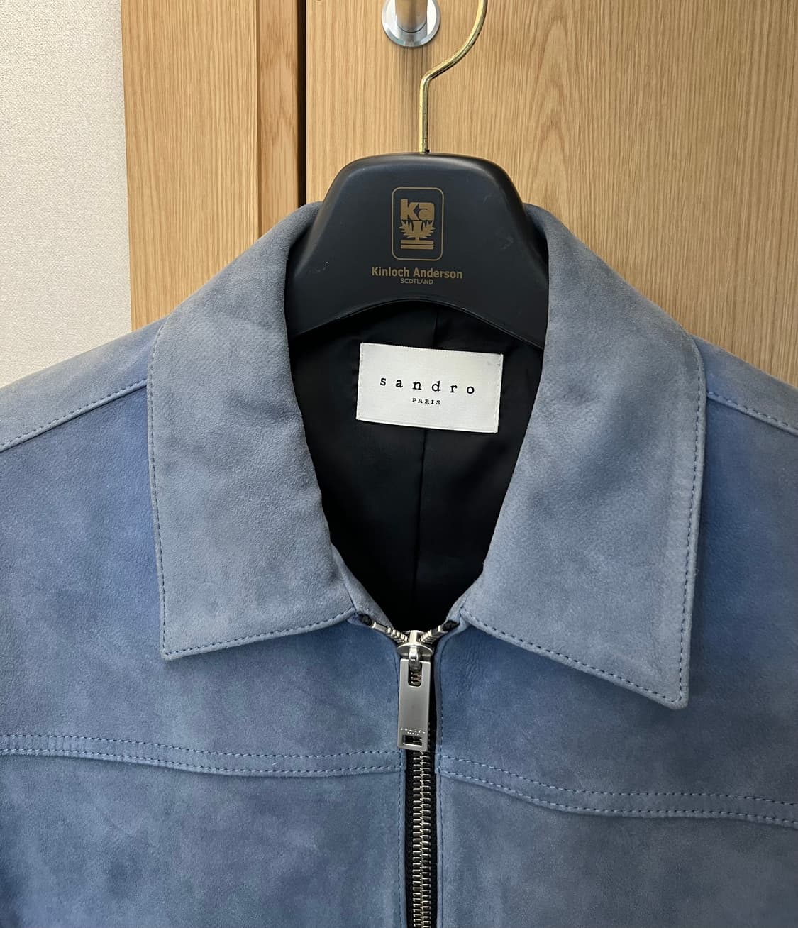 산드로옴므 스웨이드 가죽자켓 상품이미지4