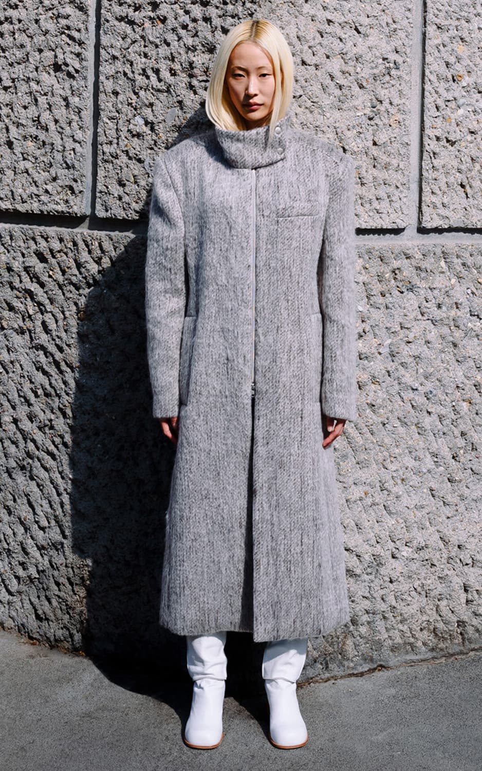 더오픈프로덕트 하이넥 울 코트 / 남녀공용 코트 상품이미지1