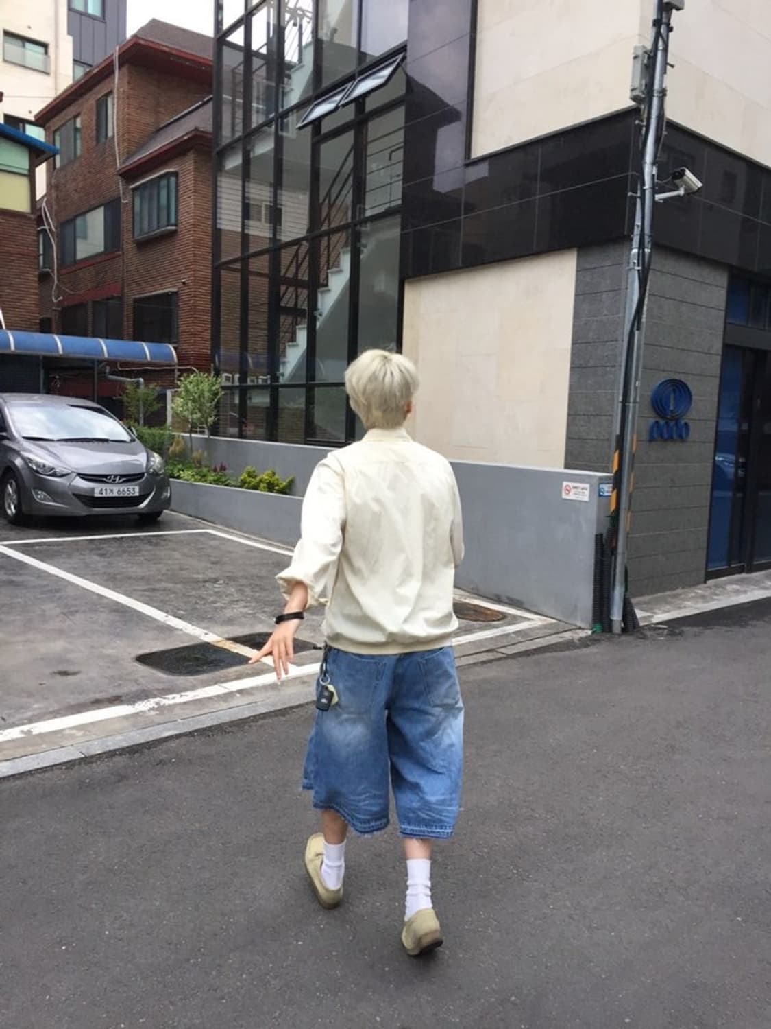 (무료배송) 엑슬림 크림 바람막이 자켓 상품이미지6