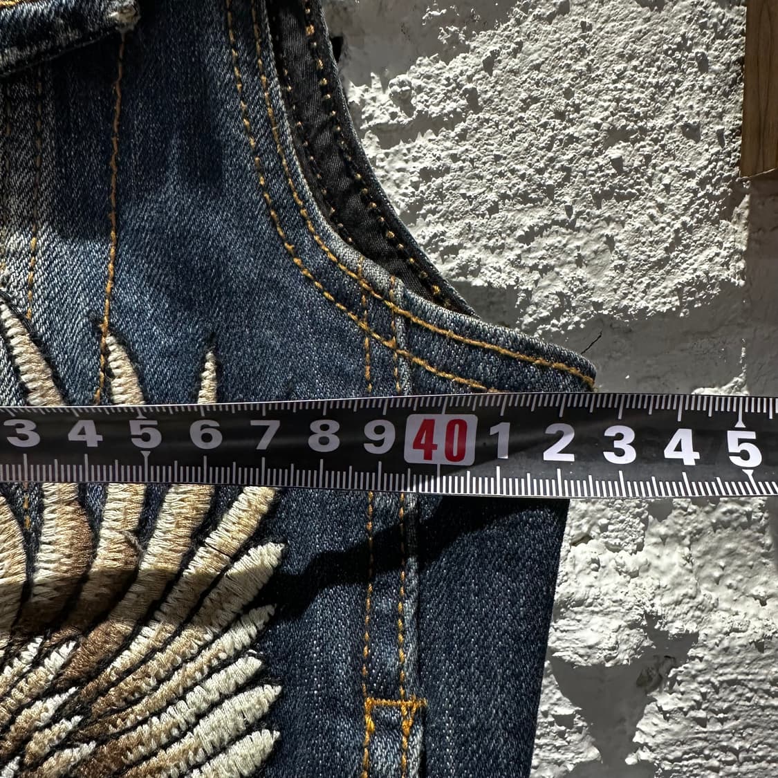 Cloud72 바이커 데님 조끼 상품이미지4