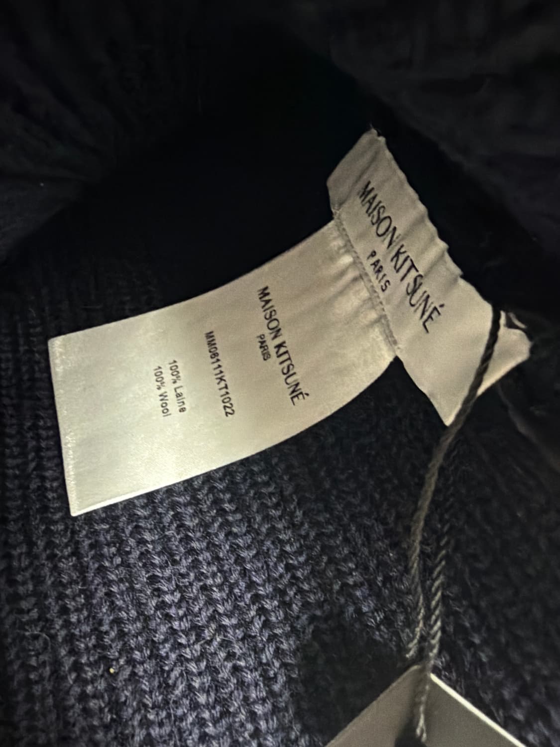 메종키츠네 비니 (네이비) 상품이미지3
