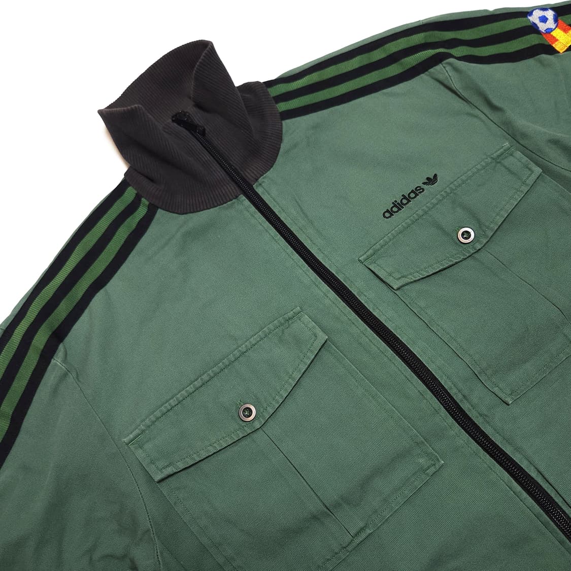 아디다스 00s 에스파냐 코튼 봄버 자켓 그린 상품이미지4