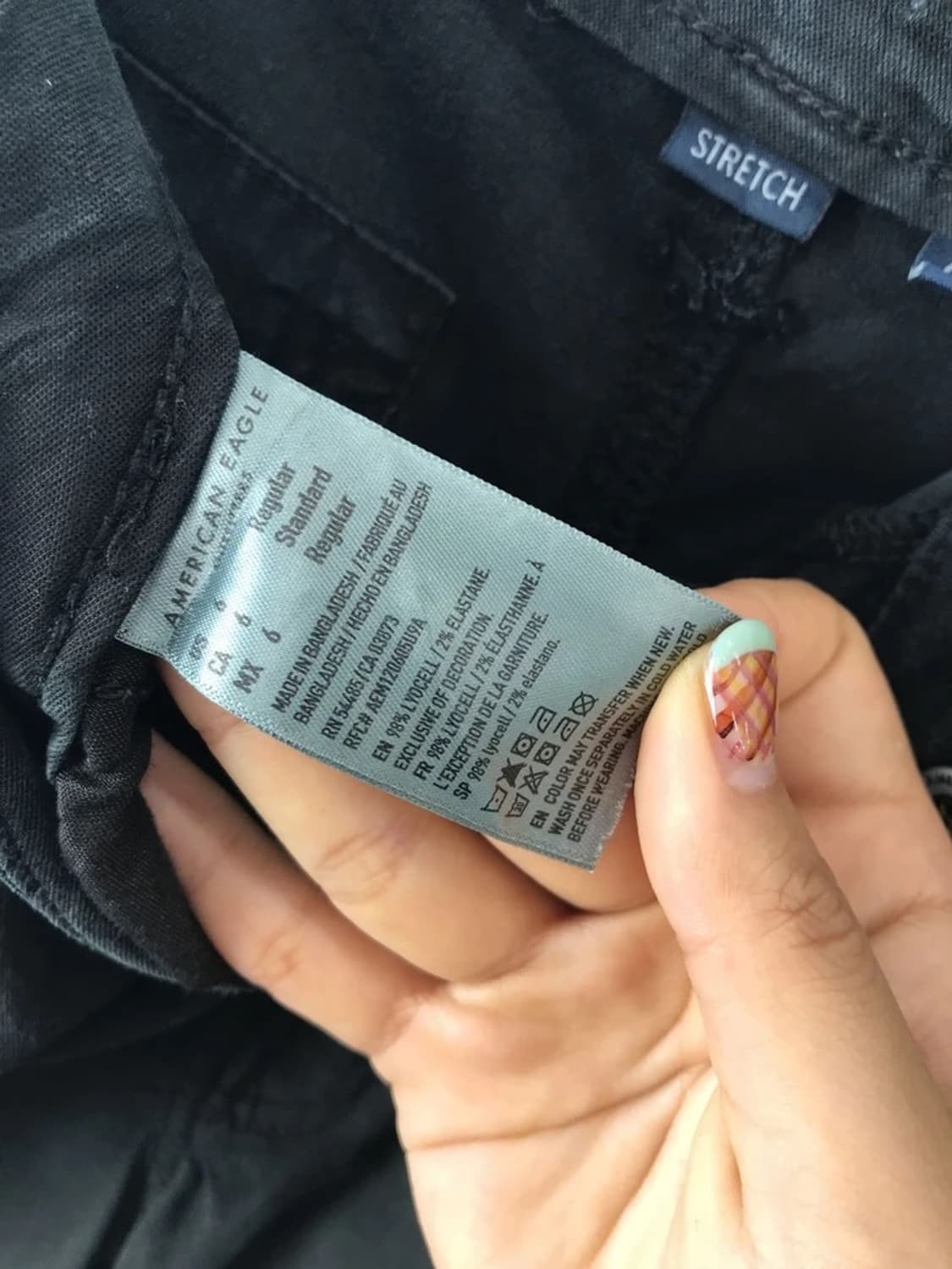 American Eagle Black Cargo Pants 상품이미지7