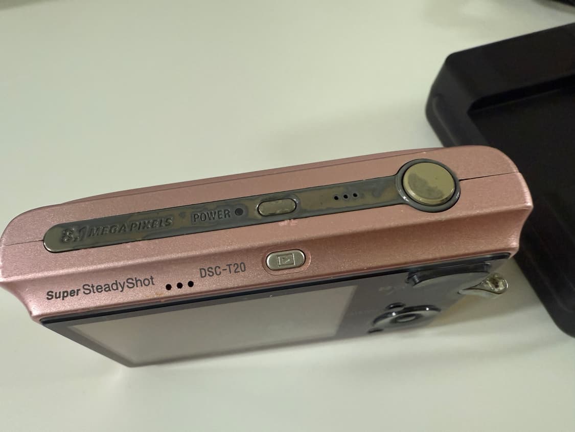 작례o, 핑크) Sony 소니 사이버샷 DSC-T20 빈티지 디카 상품이미지5