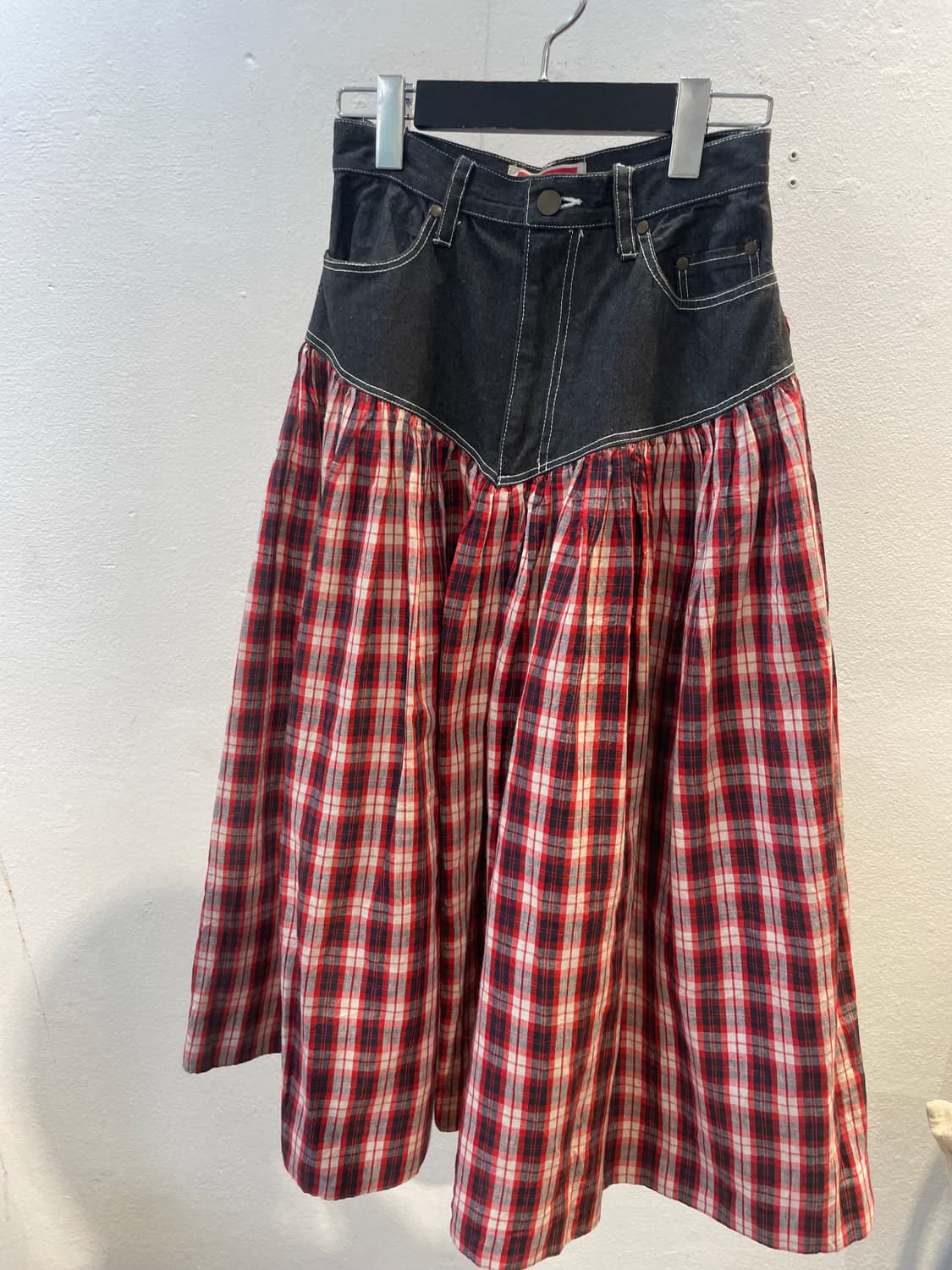 ATSUKI ONISHI 믹스 텍스쳐 스커트 (S) 상품이미지2