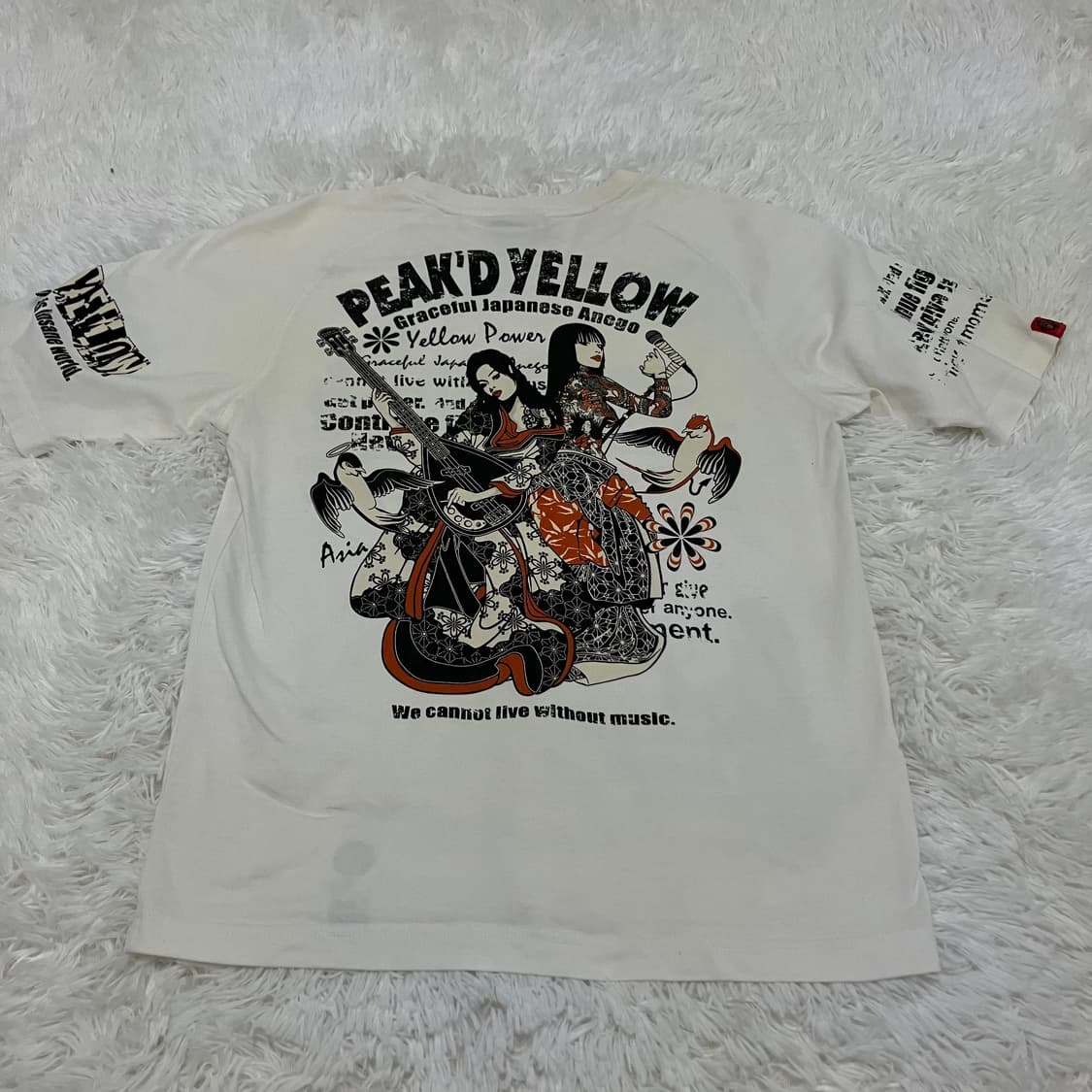 빈티지 이레즈미 걸 오리엔탈 반팔 896 y2k 스트릿 모리 갸루 일본빈 상품이미지2