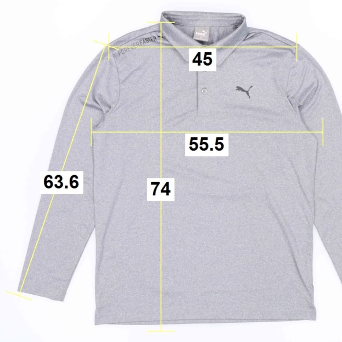 [XL] 푸마 남성 운동 기능성 긴팔 카라 티셔츠 3985 상품이미지8