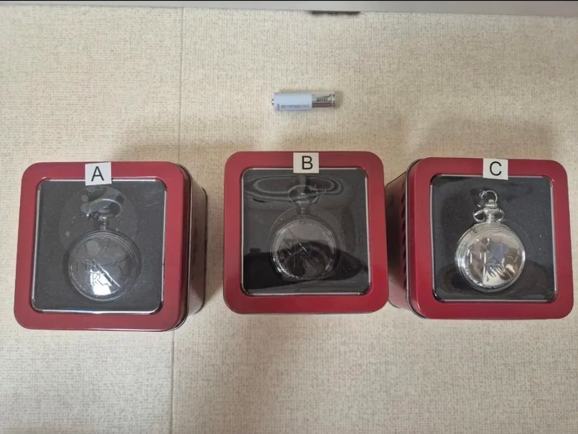 새제품 한정판 에반게리온 레이 메탈 포켓 워치 풀세트 3종 굿즈 상품이미지1