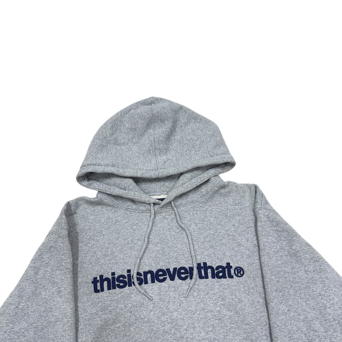 디스이즈네버댓 T로고 스웻 후드티 헤더그레이 L 상품이미지2
