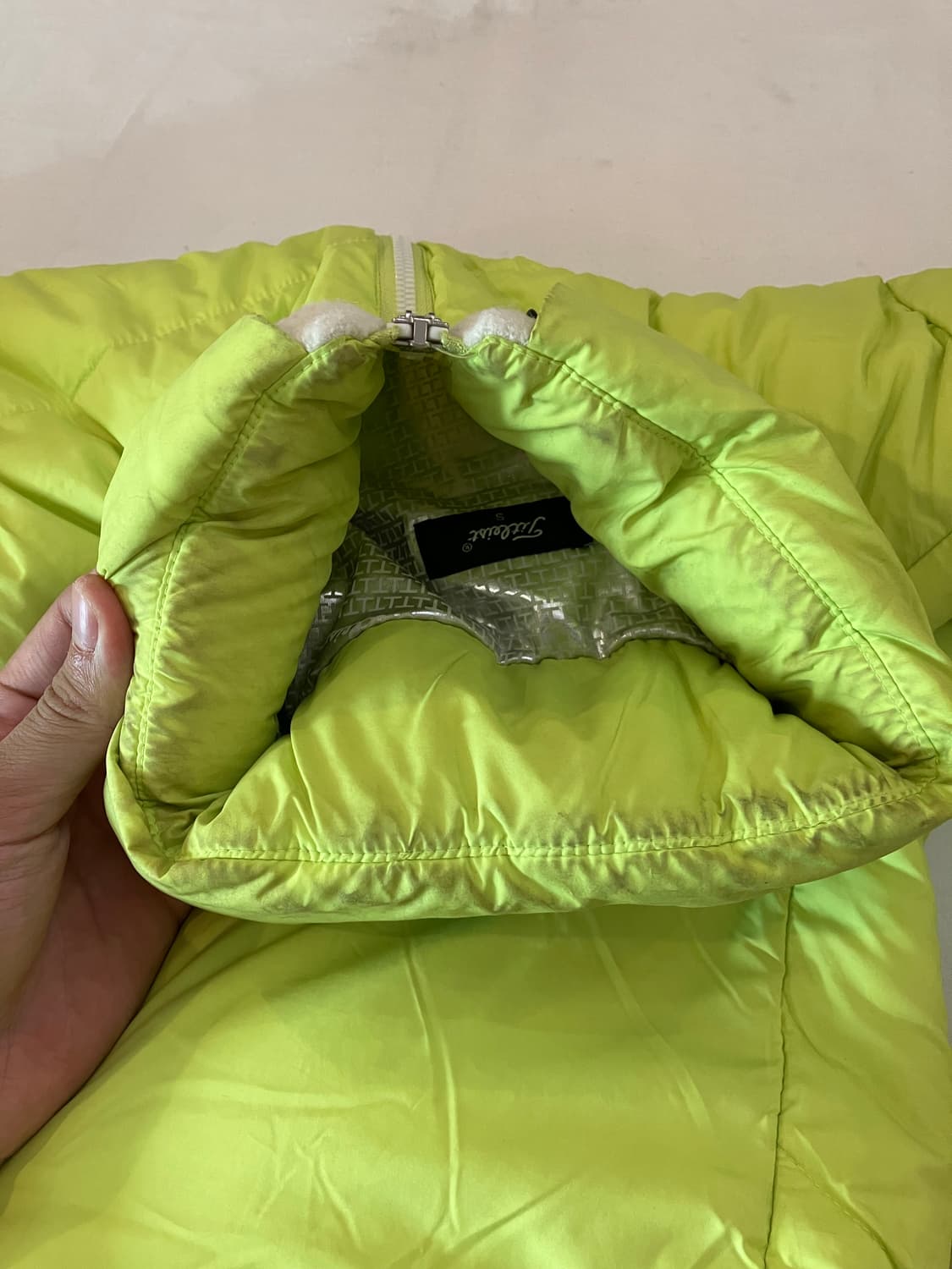 (정품) 타이틀리스트 빅로고 여성 구스다운 형광 패딩 상품이미지10