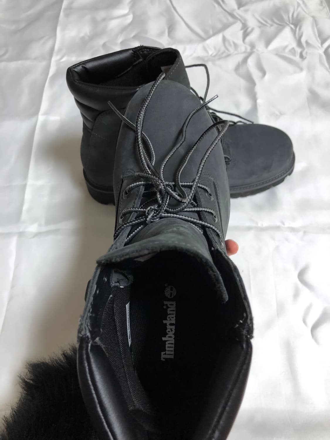 팀버랜드 그레이 누벅 워커 부츠 250-260추천 새거 상품이미지5