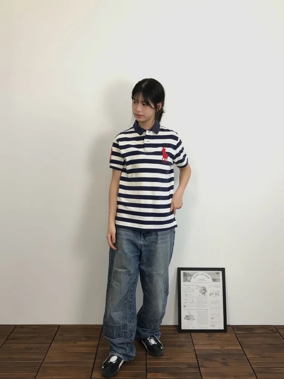 Polo Ralph Lauren Big Pony Stripe Polo 상품이미지1
