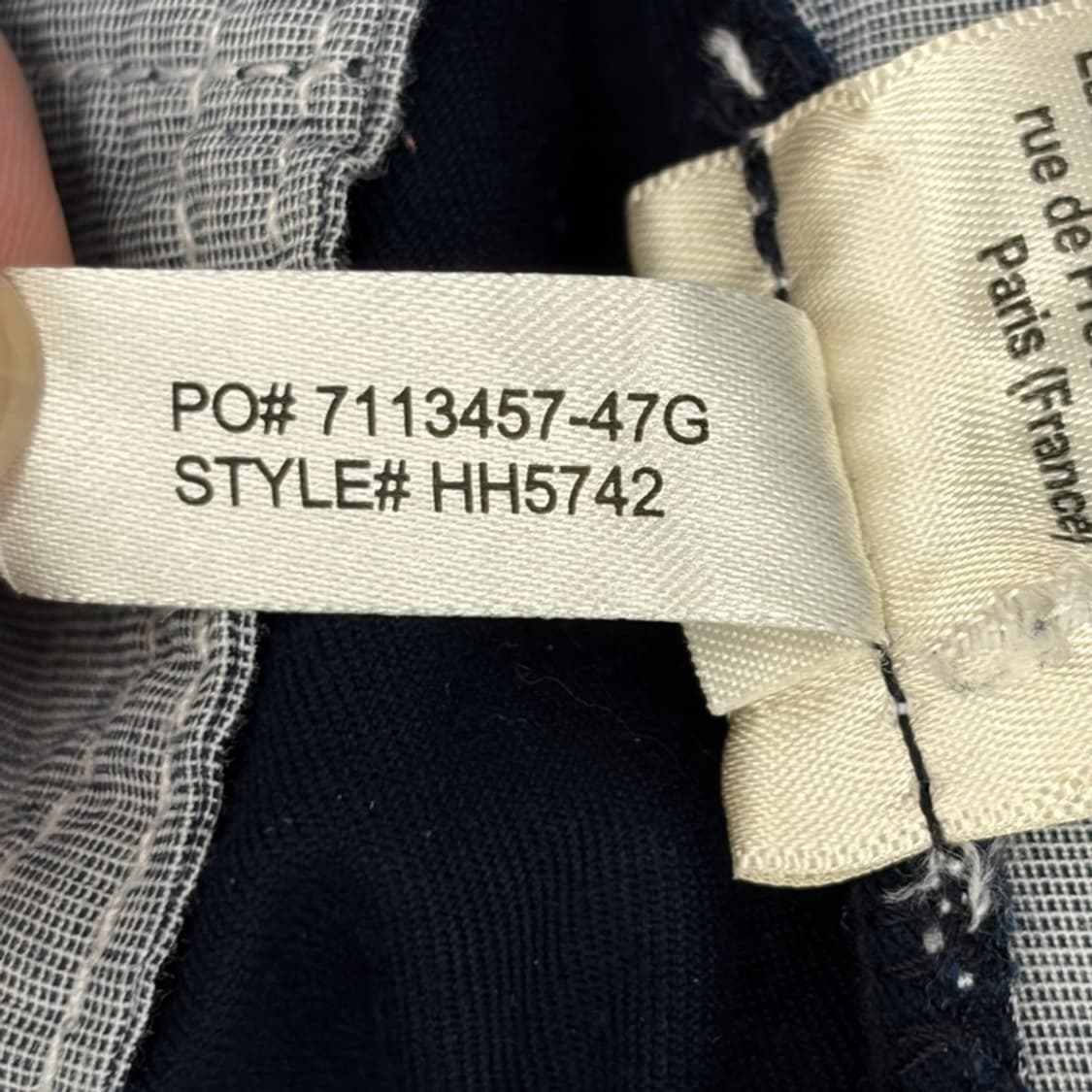 LACOSTE 네이비 치노팬츠 32 상품이미지7