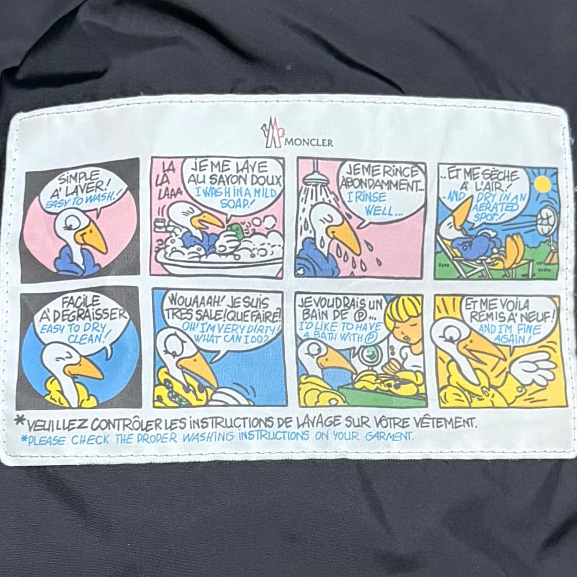 [블랙 3/새상품급] 몽클레어 아미오 경량패딩 자켓 블랙 풀구성 상품이미지6