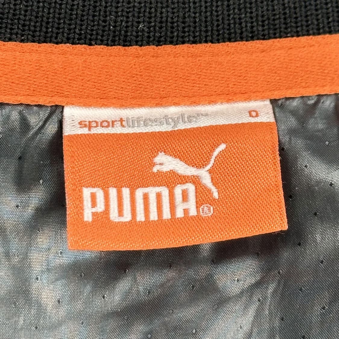 푸마 시그니처 로고 블랙 바람막이 웜업 (L) 상품이미지7