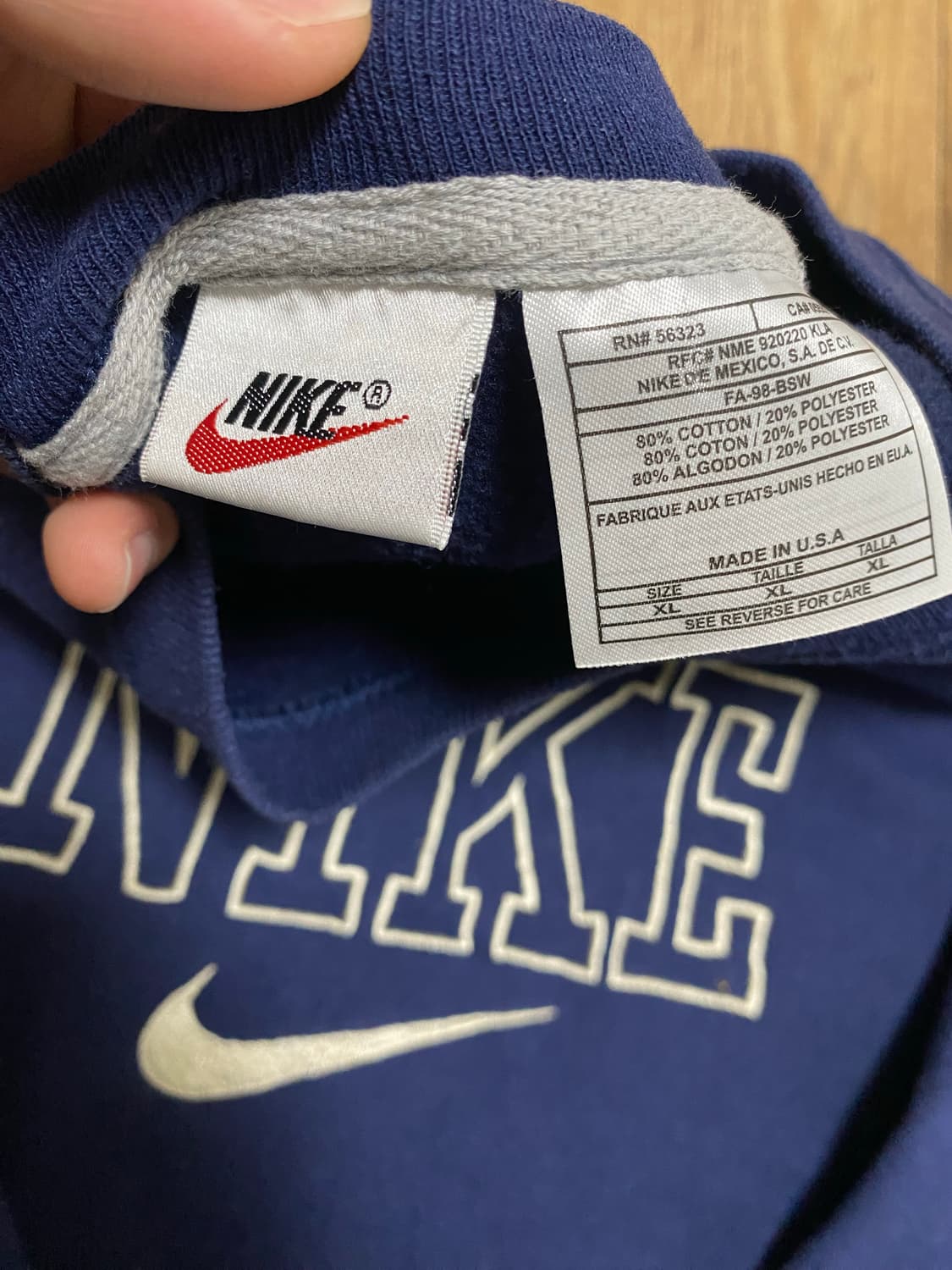90s usa made nike sweat 상품이미지6