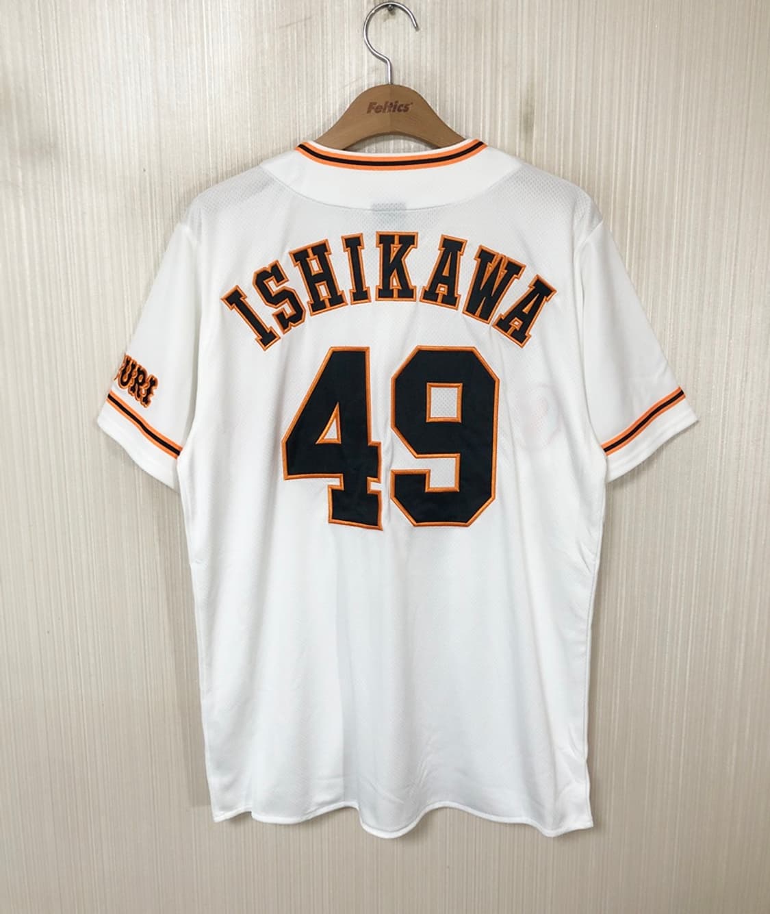 NPB 언더아머 요미우리자이언츠 어센틱 홈유니폼/져지 M #49 이시카와 상품이미지8