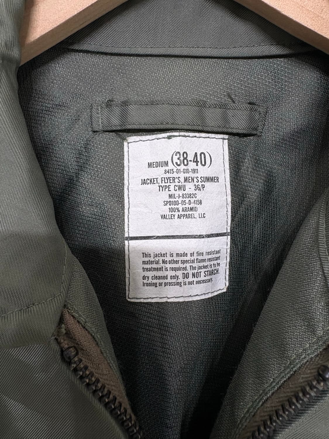 00‘s USAF cwu-45/p Flight Jacket.  상품이미지4