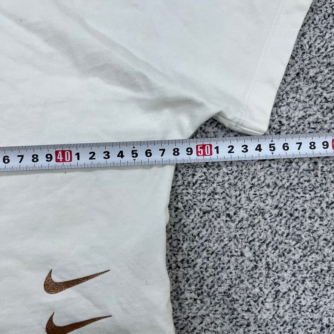 XL 나이키 여성 더블 스우시 반팔티 0410M 상품이미지7