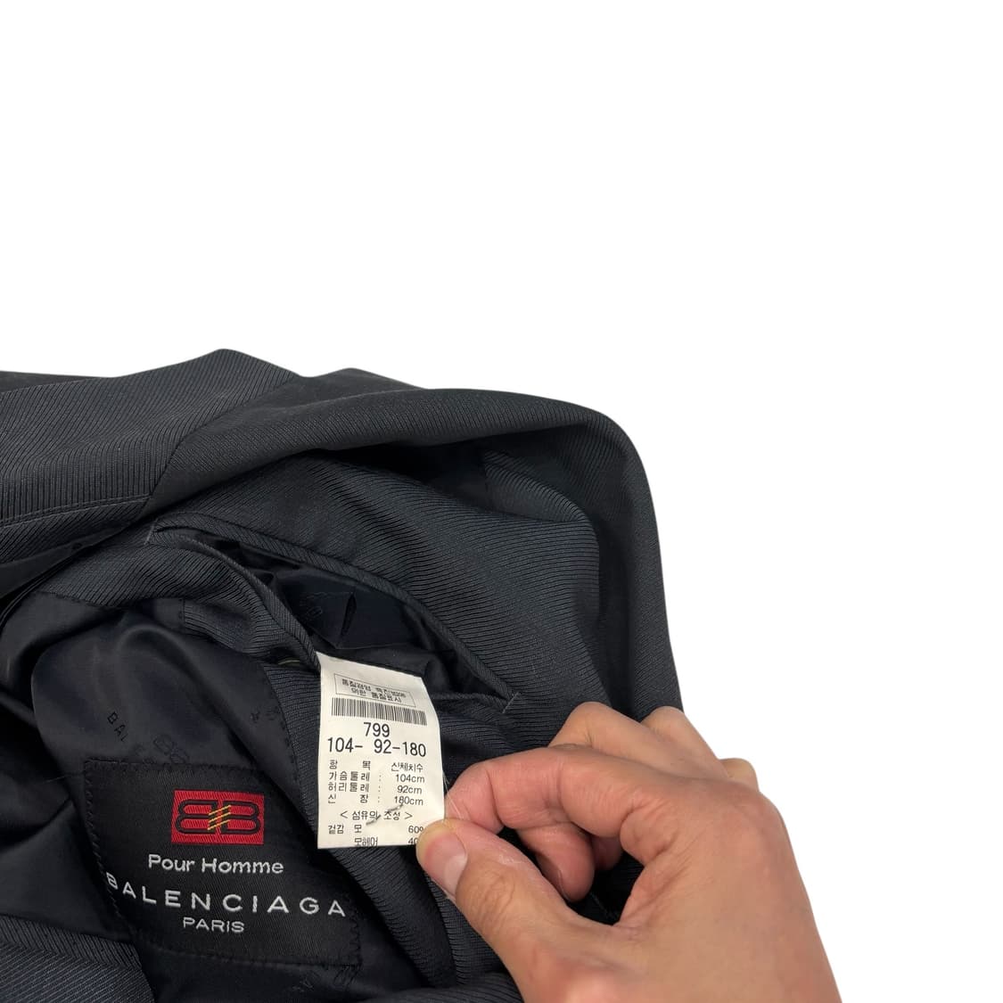 발렌시아가 오버 핏 모헤어 3버튼 블레이저 상품이미지4